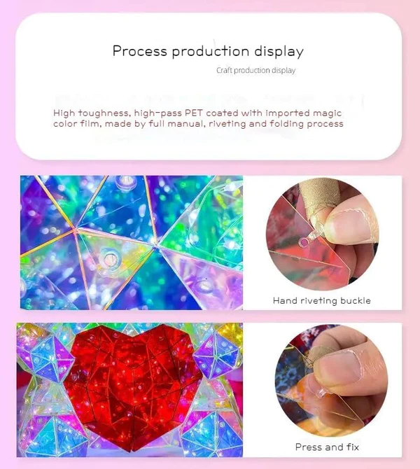 Cute Shining LED Teddy Bear Holding A Red Heart, Holographic Luminous Light-Up, Forever Gift for Birthday, Anniversary & Valentine's Day - 30 cm