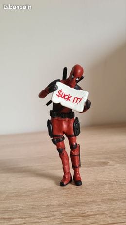 Deadpool Super Hero Action Figures - Set of 3, Chibi Style Figures, PVC Anime Collectibles, Car Dashboard/Desk Decor, Best Gift for Deadpool Fans