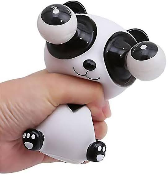 Cute Squishy Eye-Popping Panda (10.5 cm), Large Squeeze Toy for Stress Relief, Ideal Panda Gift for Boys & Girls, Perfect Stress-Reducing Fun Toy