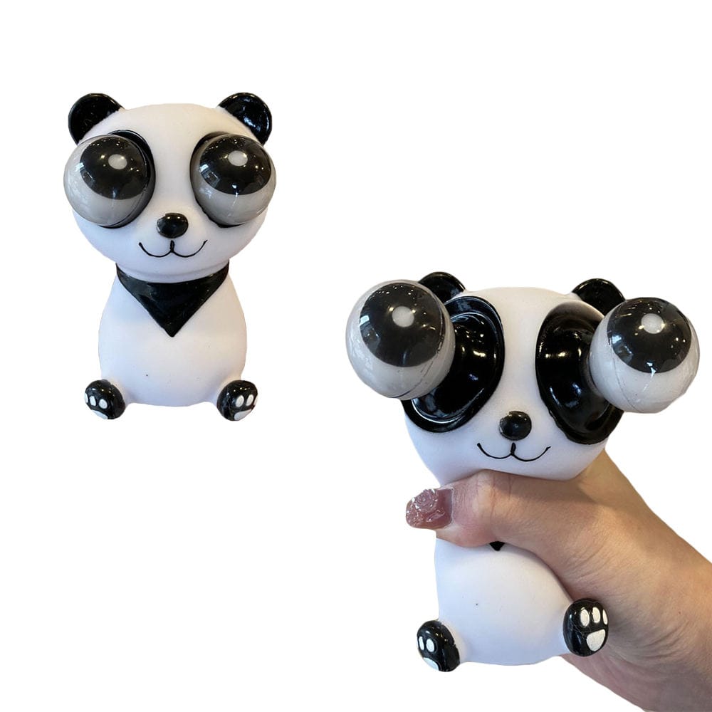 Cute Squishy Eye-Popping Panda (10.5 cm), Large Squeeze Toy for Stress Relief, Ideal Panda Gift for Boys & Girls, Perfect Stress-Reducing Fun Toy