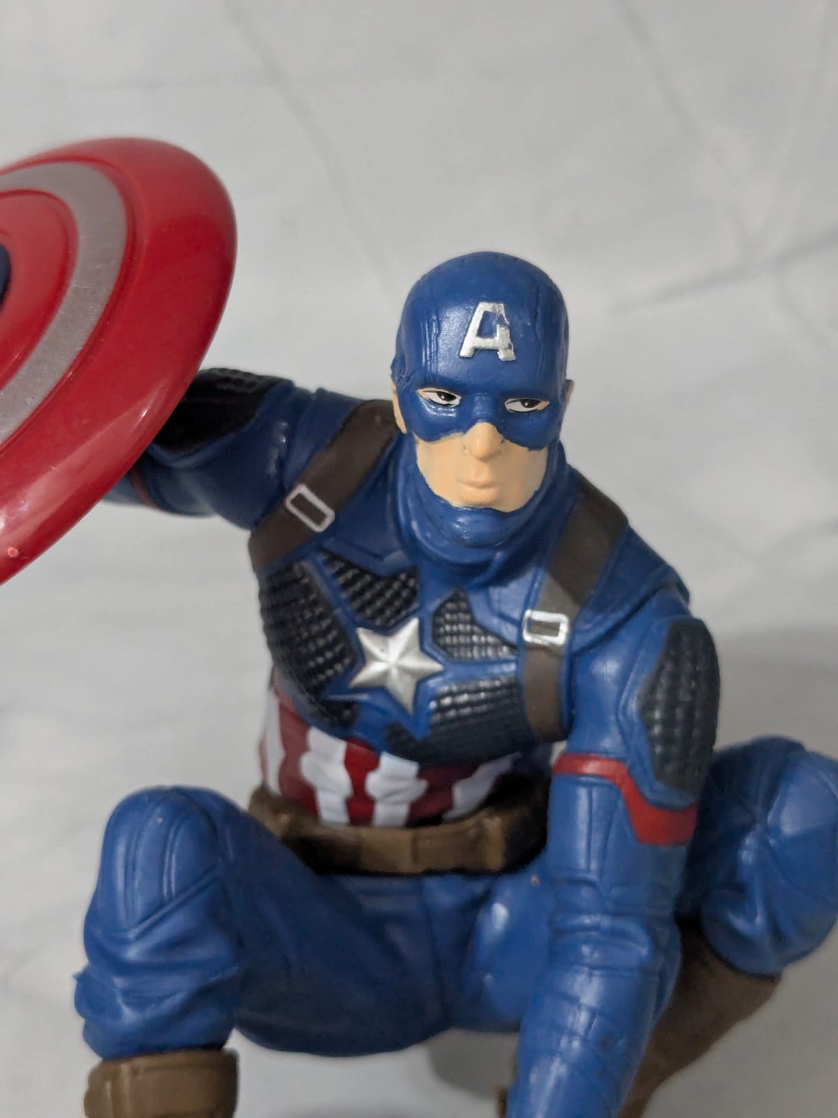 11 cm Avengers Captain America Action Figure, Superheroes Collectible Toy, PVC Statue with Base, Ideal Gift for Cap. America Fans