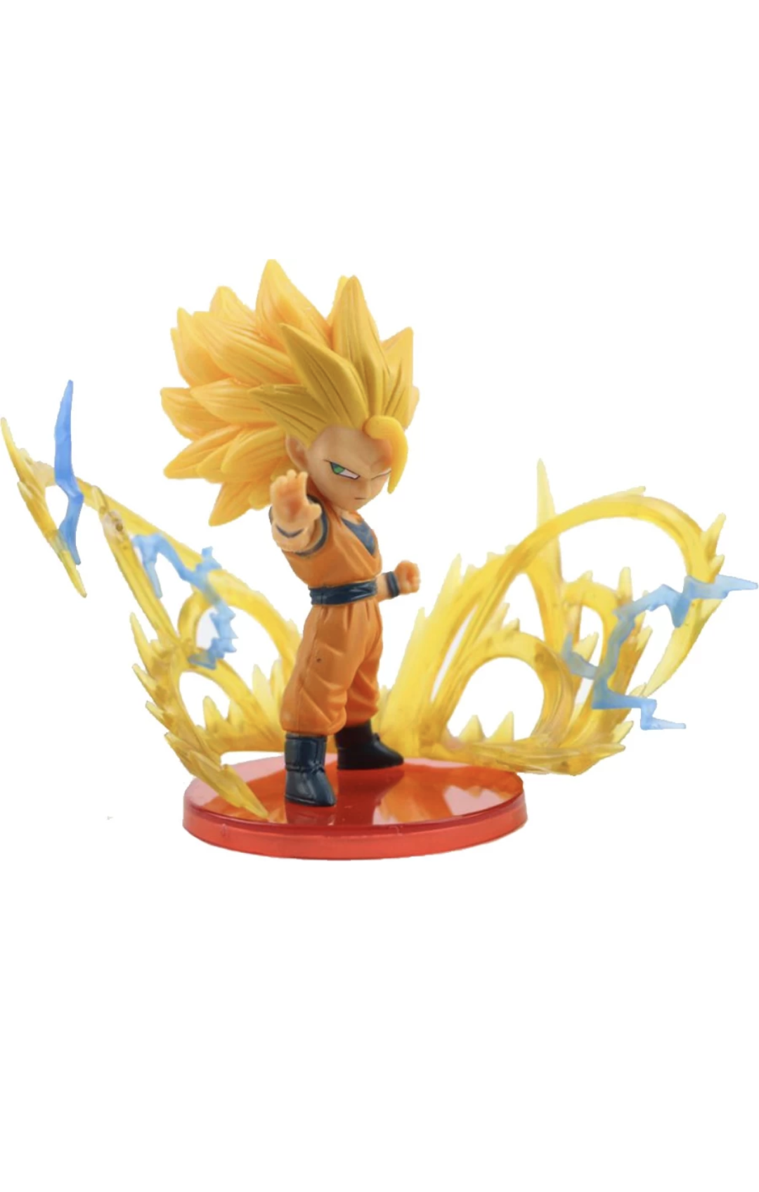 Dragon Ball Z Dynamic 8.5 cm Goku Figure with Spectacular Display Stand, DBZ Fan Collectibles, Amazing Gift for your Loved Ones