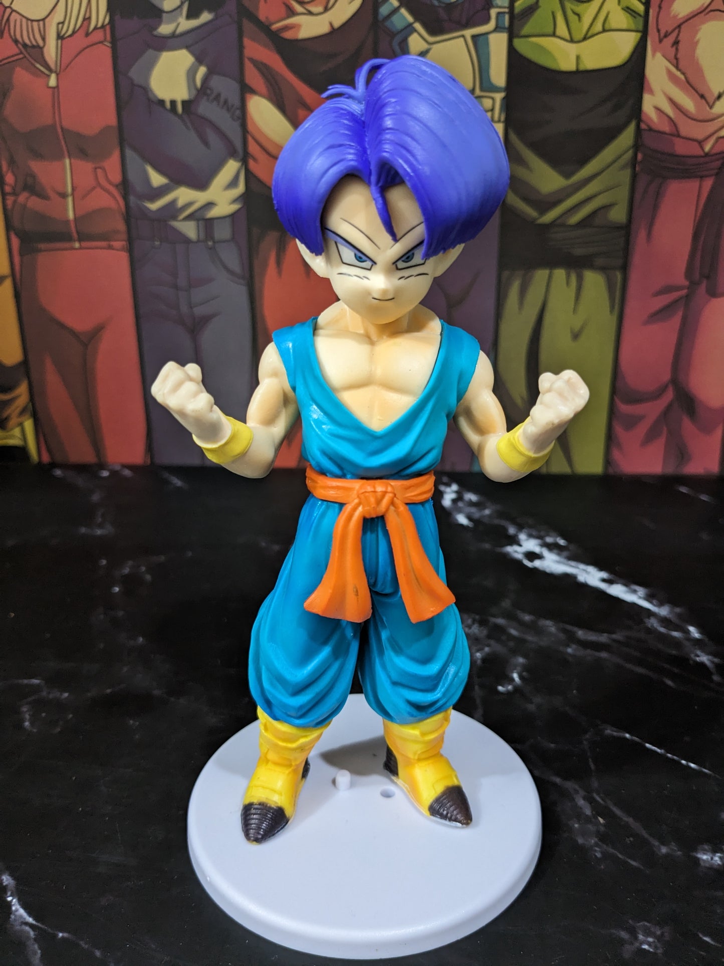 Dragon BallZ Anime 18 cm Super Saiyan Son Goku Torankusu (Blue Hair), PVC Action Figure, Best Gift & Collectibles for DBZ Lovers