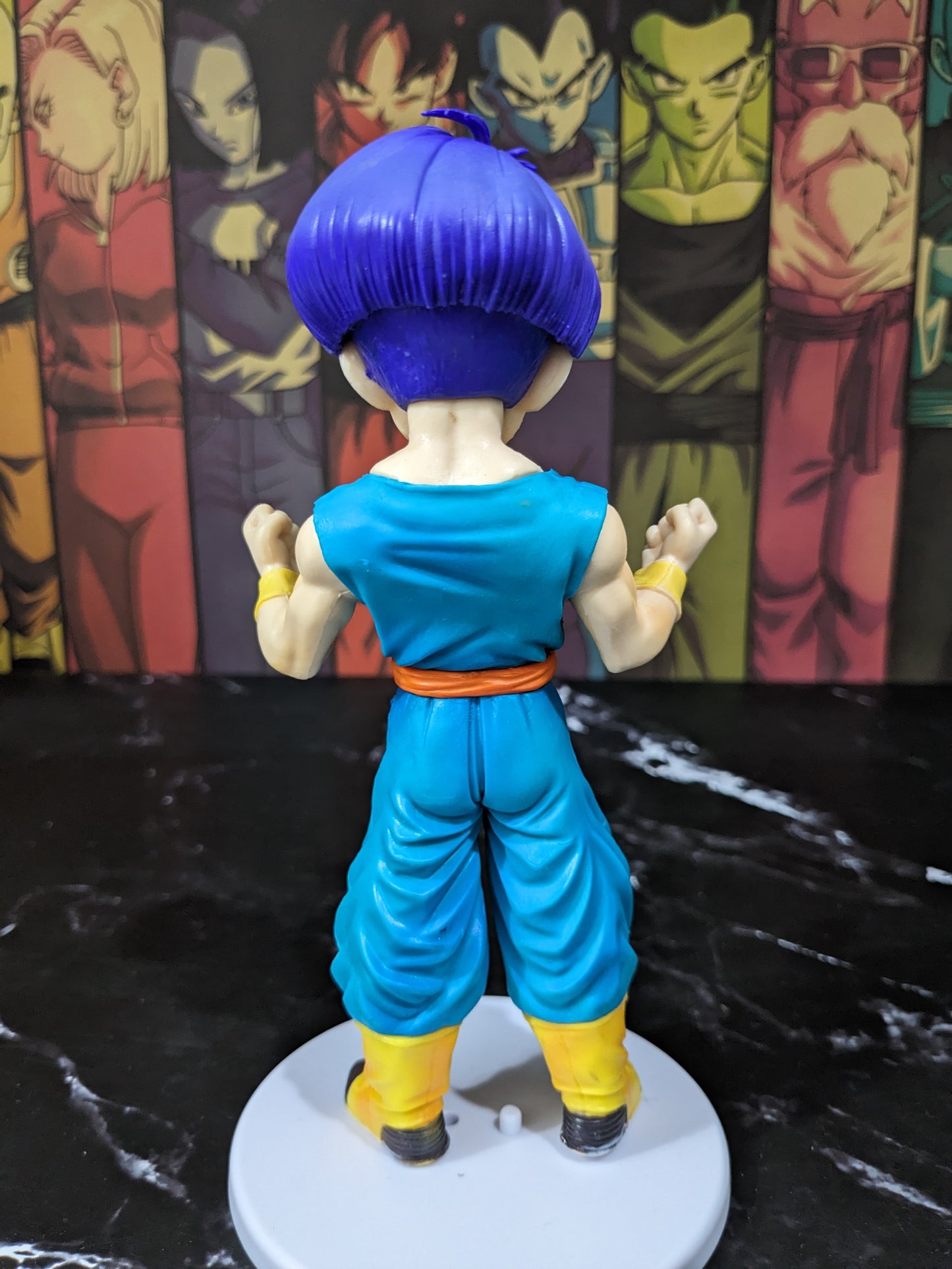Dragon BallZ Anime 18 cm Super Saiyan Son Goku Torankusu (Blue Hair), PVC Action Figure, Best Gift & Collectibles for DBZ Lovers