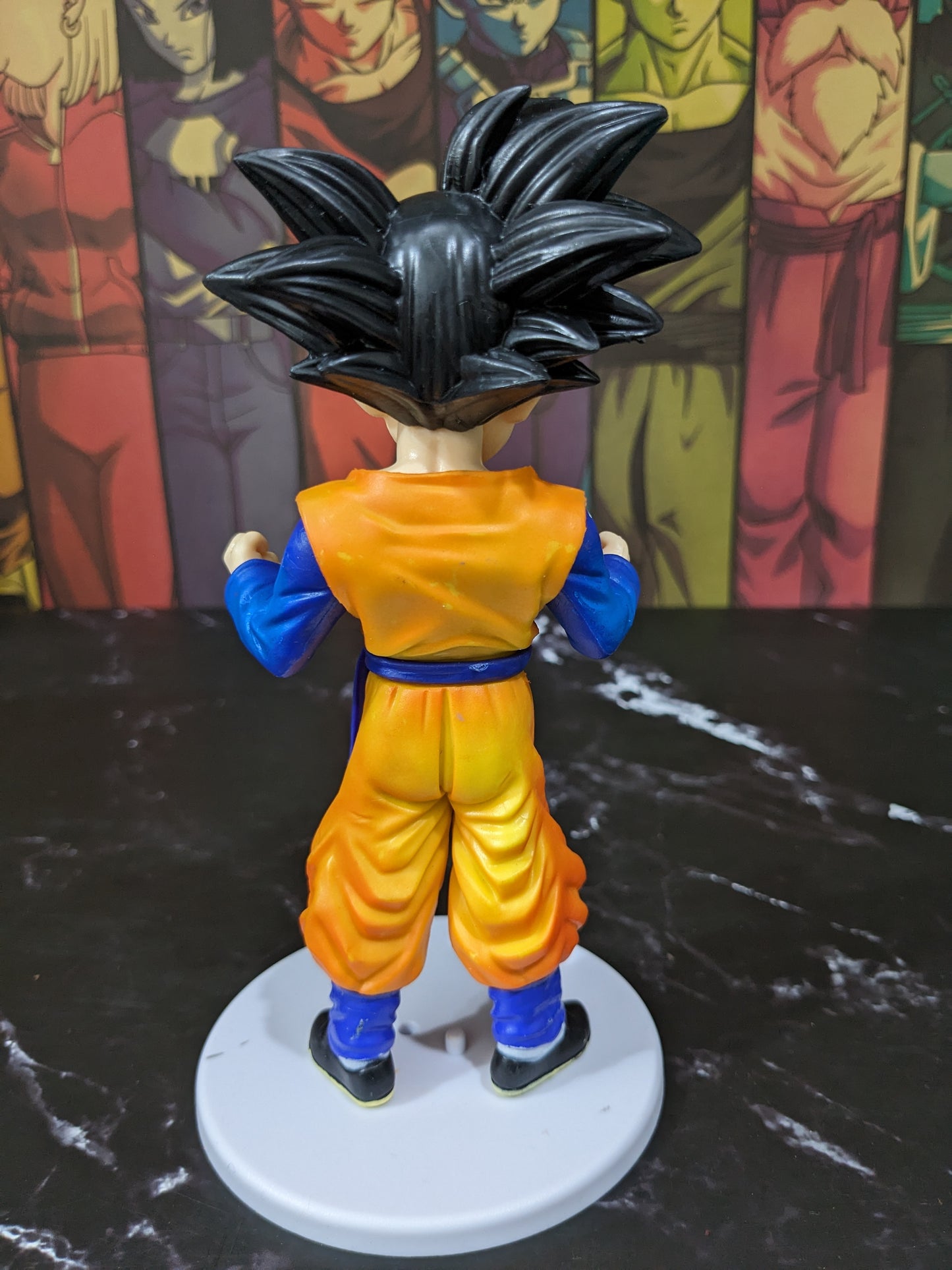 Dragon BallZ Anime, 18 cm Super Saiyan Son Goku (Black Hair), PVC Childhood Action Figure, Best Gift & Collectibles for DBZ Fans