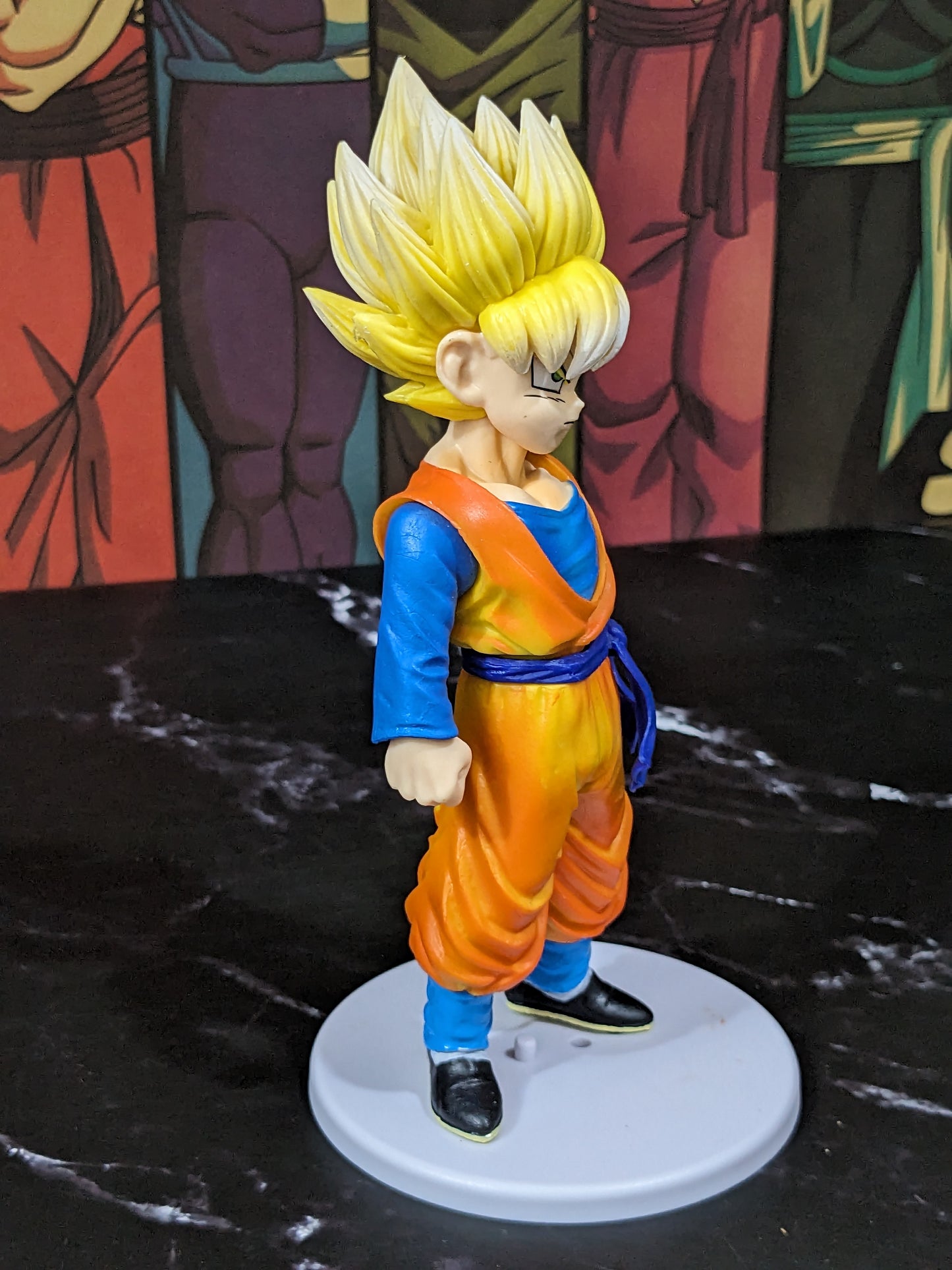 Dragon BallZ Anime, 18 cm Super Saiyan Son Goten (Yellow Hair), Childhood Statue, PVC Action Figure, Best Toy Gift & Collectibles