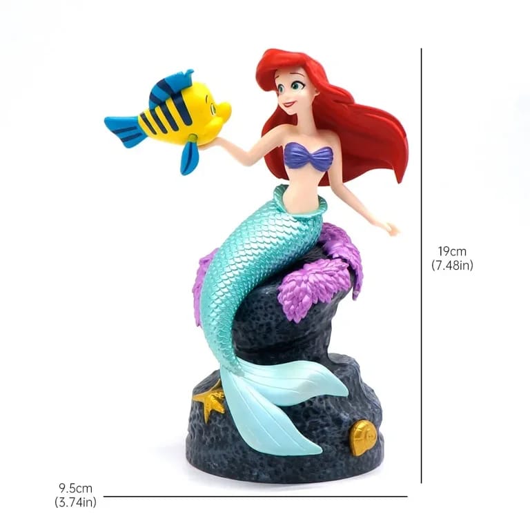 19 cm Little Mermaid (Princess Ariel) Collectible Figure, High Quality PVC Figurine, Toy Figure & Statue, Best Gift for Kids, Family & Friends