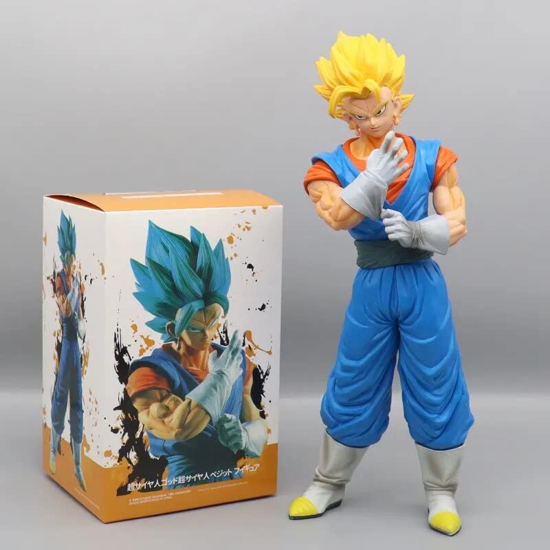 32 cm Legendary Dragon BallZ Super SSJ Vegito Gogeta - Yellow Hair, Giant Action Figure, PVC Anime Collectible, Wonderful Gift for DBZ Fans