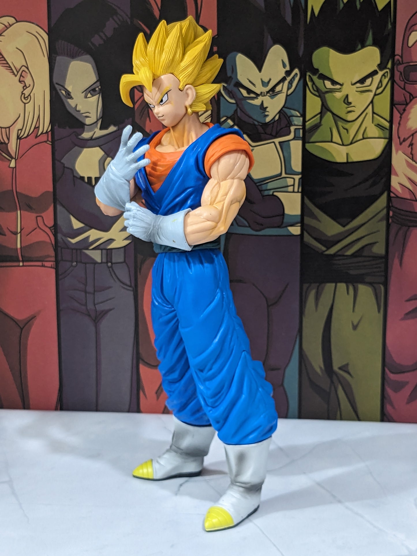 32 cm Legendary Dragon BallZ Super SSJ Vegito Gogeta - Yellow Hair, Giant Action Figure, PVC Anime Collectible, Wonderful Gift for DBZ Fans