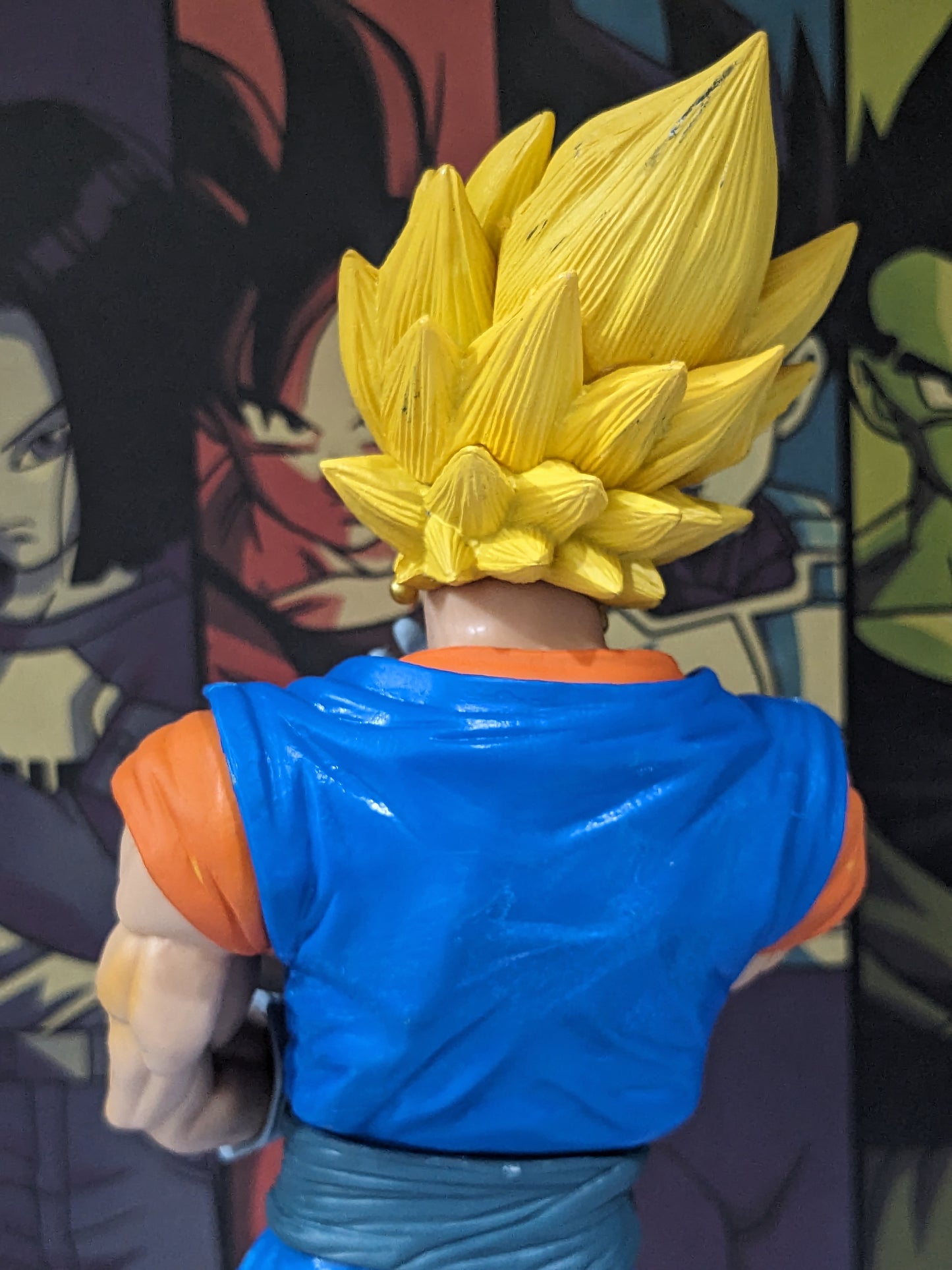 32 cm Legendary Dragon BallZ Super SSJ Vegito Gogeta - Yellow Hair, Giant Action Figure, PVC Anime Collectible, Wonderful Gift for DBZ Fans