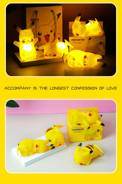 Cute Glowing Pikachu Night Light ( ANY 1 PC Assorted/ Any Single PC), Different Poses, Room Decor, Best Gift for Pikachu Fans, 10-12Cm