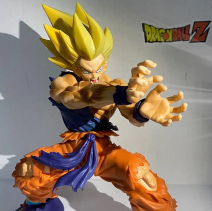 15 cm Dragon Ball Z Legend Super Saiyan Son Goku Kamehameha, In Fire Throw Action, Premium PVC Action Figure, Perfect Gift for DBZ Fans