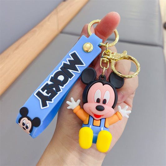Cute Mickey Mouse Keychain, Cartoon Anime Toys Keychain, Bag Keyrings, Premium Quality, Best Gift for Cartoon Lovers - 5.5cm