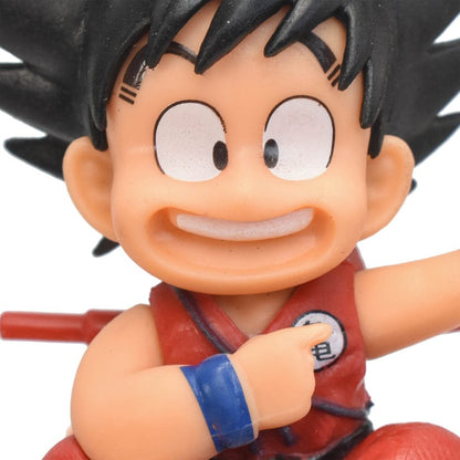 Dragon Ball Z Kid Child Goku On Iconic Somersault Cloud, Premium PVC Action Figure, DBZ Collectible, Amazing Gift for DBZ Fans (10.8 x8 cm)