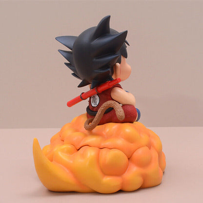 Dragon Ball Z Kid Child Goku On Iconic Somersault Cloud, Premium PVC Action Figure, DBZ Collectible, Amazing Gift for DBZ Fans (10.8 x8 cm)