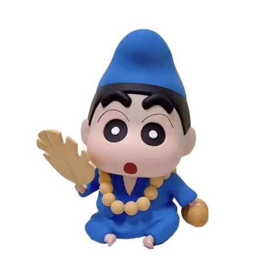 13.5 cm Crayon ShinChan Buddha, Nohara Shinnosuke, New Anime ShinChan Baba, PVC Toy Figure, Best Gift for ShinChan Fans