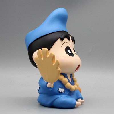 13.5 cm Crayon ShinChan Buddha, Nohara Shinnosuke, New Anime ShinChan Baba, PVC Toy Figure, Best Gift for ShinChan Fans