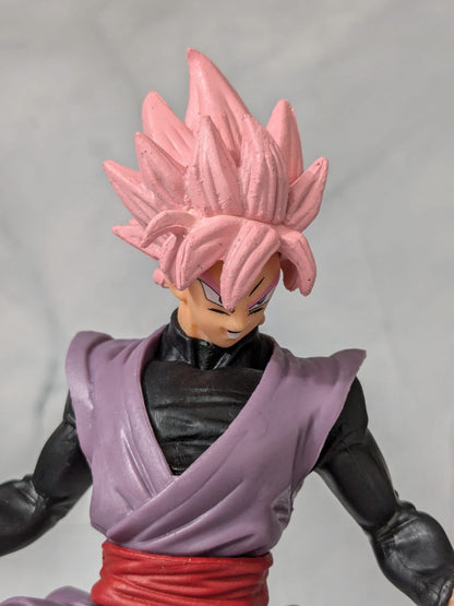 17 cm Dragon Ball Z Goku Iconic Action Figure - Rose Hair, Self Standing Anime, High Quality PVC Collectible, Best Gift for DBZ Lovers