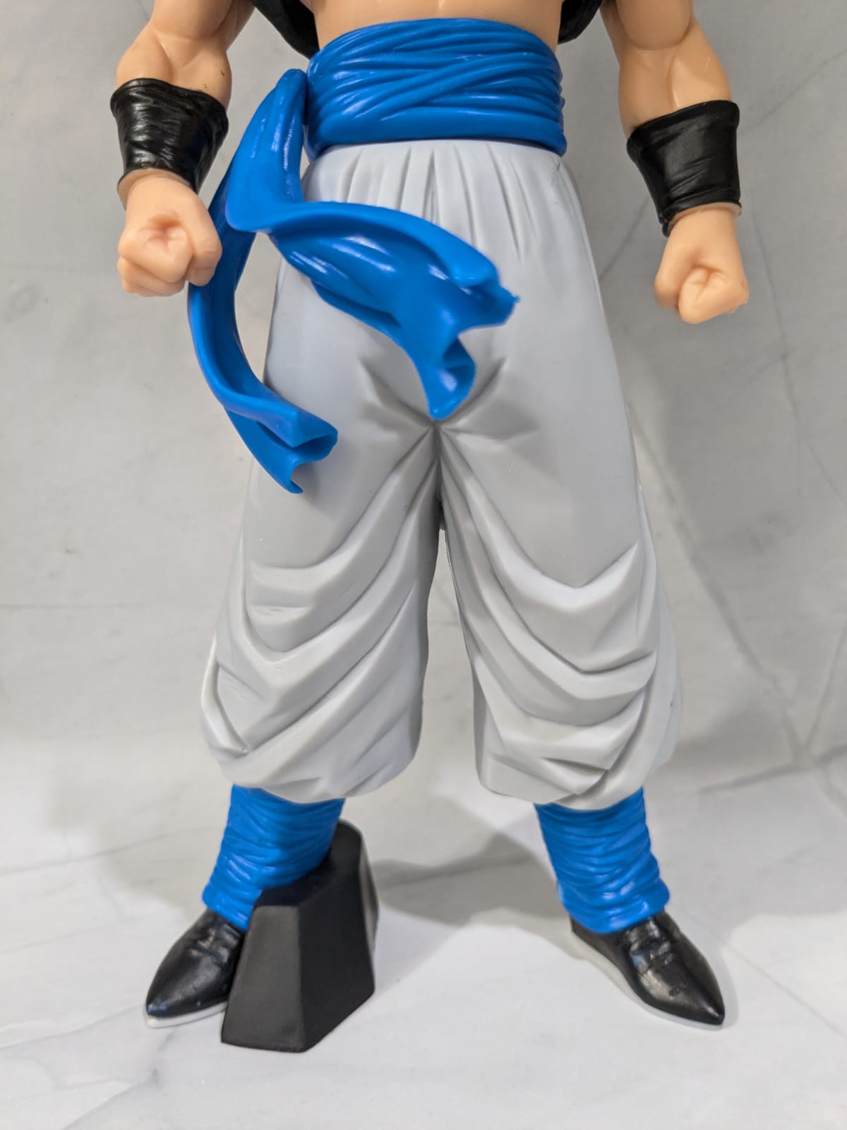 30 cm Dragon Ball Z Gogeta Super Saiyan - Yellow Hair, Giant Action Figure, PVC Anime Collectible, Ideal Gift for DBZ Fans