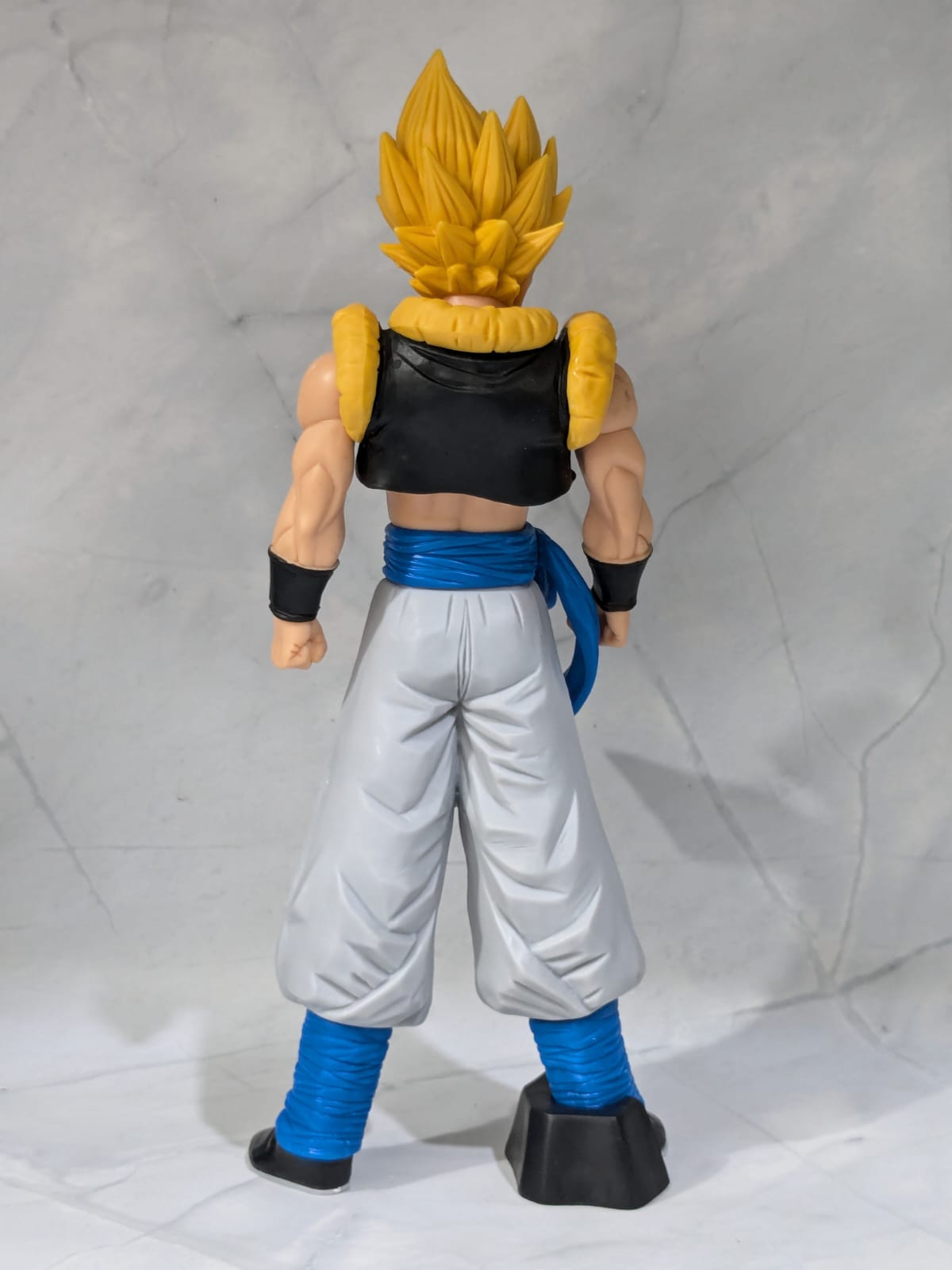 30 cm Dragon Ball Z Gogeta Super Saiyan - Yellow Hair, Giant Action Figure, PVC Anime Collectible, Ideal Gift for DBZ Fans