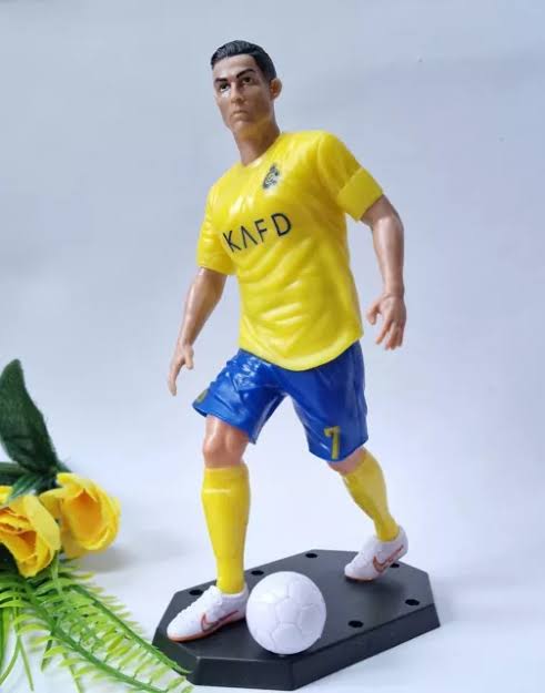 18 cm Cristiano Ronaldo - Yellow Jersey Action Figure, Portuguese Soccer Football Star, Sports Collectible, Best Gift For Football Lovers