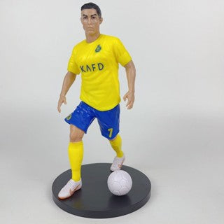 18 cm Cristiano Ronaldo - Yellow Jersey Action Figure, Portuguese Soccer Football Star, Sports Collectible, Best Gift For Football Lovers