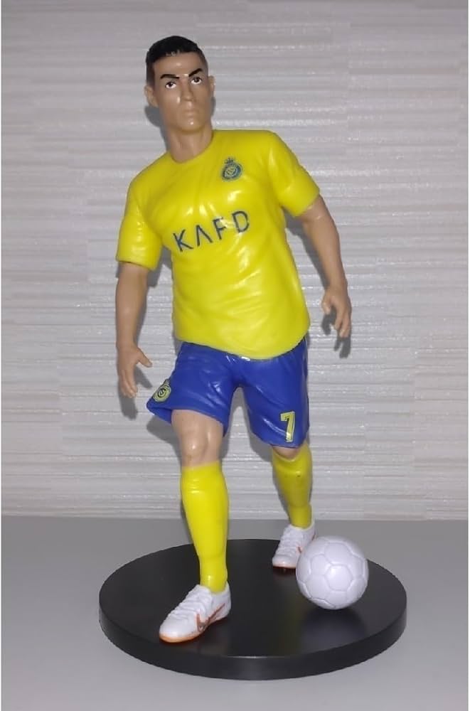 18 cm Cristiano Ronaldo - Yellow Jersey Action Figure, Portuguese Soccer Football Star, Sports Collectible, Best Gift For Football Lovers