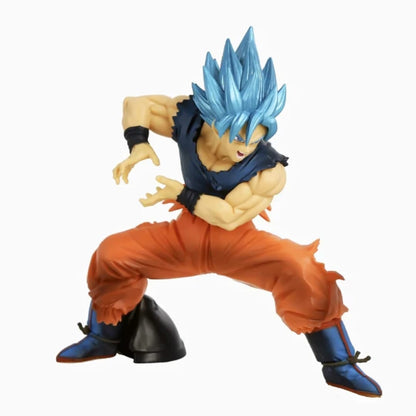 20 cm DBZ Legend Super Saiyan Son Goku, Blue Hair Action Figure, Dynamic Super Throw Action, PVC Anime Collectible, Ideal Gift for DBZ Fans