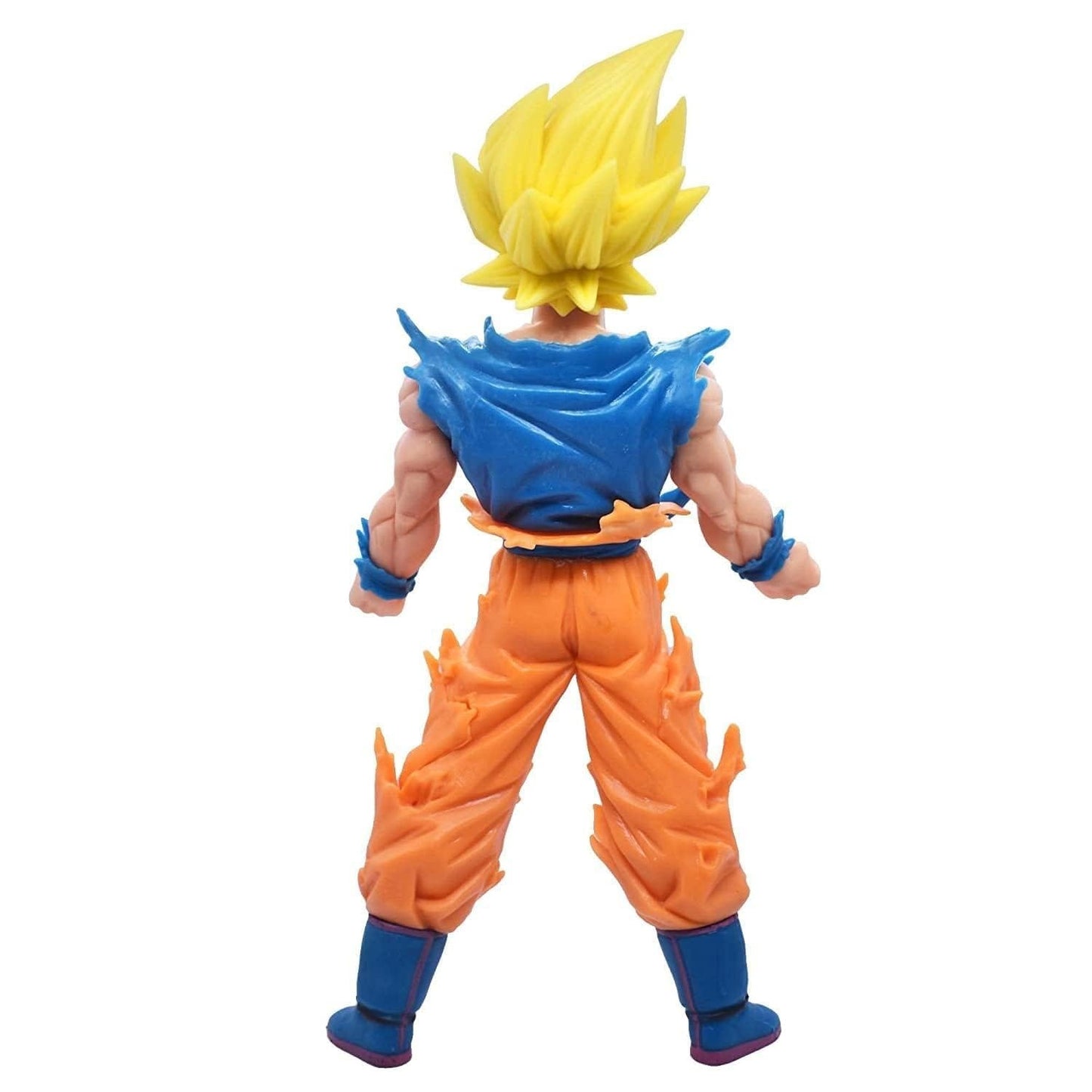 18 cm DBZ Goku Super Saiyan Action Figure - Yellow Hair, In Angry Pose, High Quality PVC Figure, Self Standing Figure, Perfect Gift for DBZ Fans