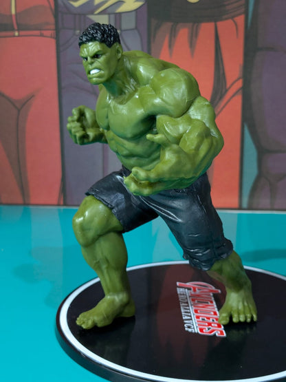 14 cm Avengers HULK Action Figure, Super Hero PVC Statue with Base, Titan Hero Series Hulk Figurine, Best Gift for Hulk Fans