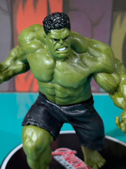 14 cm Avengers HULK Action Figure, Super Hero PVC Statue with Base, Titan Hero Series Hulk Figurine, Best Gift for Hulk Fans