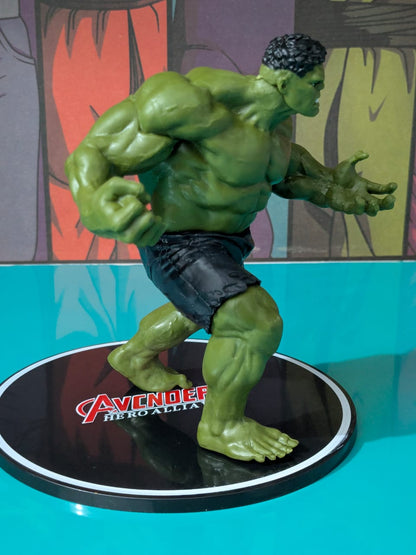 14 cm Avengers HULK Action Figure, Super Hero PVC Statue with Base, Titan Hero Series Hulk Figurine, Best Gift for Hulk Fans