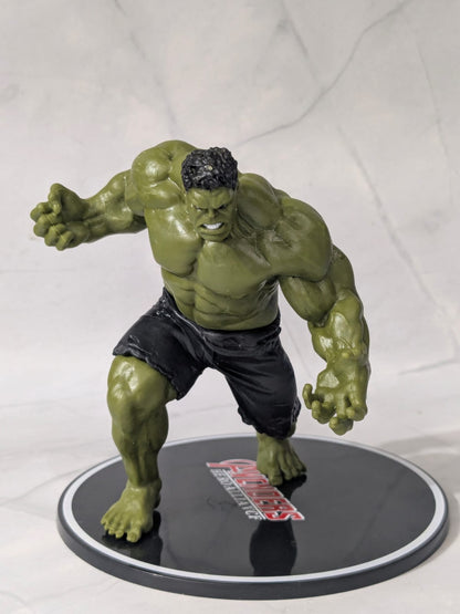 14 cm Avengers HULK Action Figure, Super Hero PVC Statue with Base, Titan Hero Series Hulk Figurine, Best Gift for Hulk Fans
