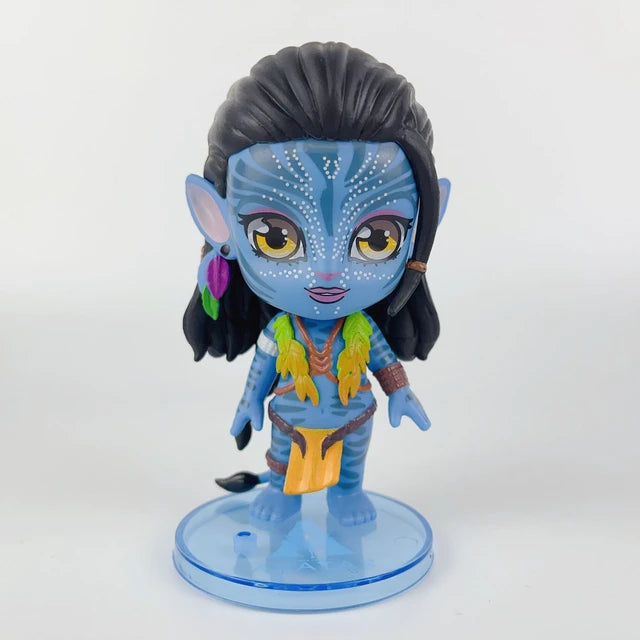 Avatar Character Figures - 2 Pcs / 11 cm, Jake Sully & Neytiri Mini, Avatar Movie Magic, Best Gift for Avatar Fans