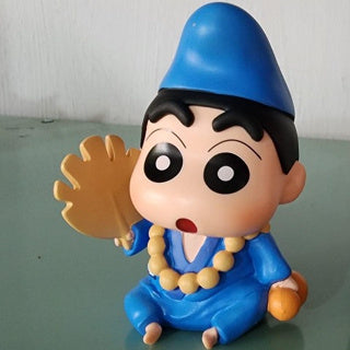 13.5 cm Crayon ShinChan Buddha, Nohara Shinnosuke, New Anime ShinChan Baba, PVC Toy Figure, Best Gift for ShinChan Fans