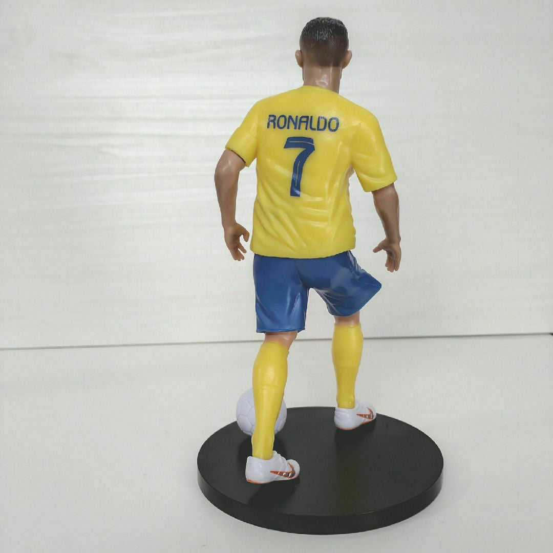 18 cm Cristiano Ronaldo - Yellow Jersey Action Figure, Portuguese Soccer Football Star, Sports Collectible, Best Gift For Football Lovers