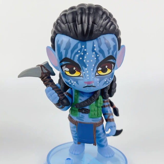 Avatar Character Figures - 2 Pcs / 11 cm, Jake Sully & Neytiri Mini, Avatar Movie Magic, Best Gift for Avatar Fans