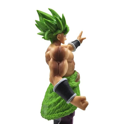 18 cm DBZ Broly Premium Action Figure, Iconic Green Battle Armour, Legendary Super Saiyan Warrior, Self Standing PVC Action Figure