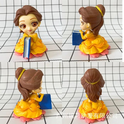 Princess Belle with Magical Book, Best Gift, Room Decor - 9.5 cm