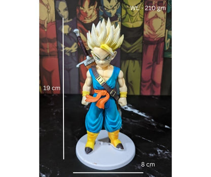 Dragon BallZ Anime Super Saiyan Kids, 19 cm Trunks Son Goten (carrying Sword), PVC Action Figure, Best Gift & Collectible for Children