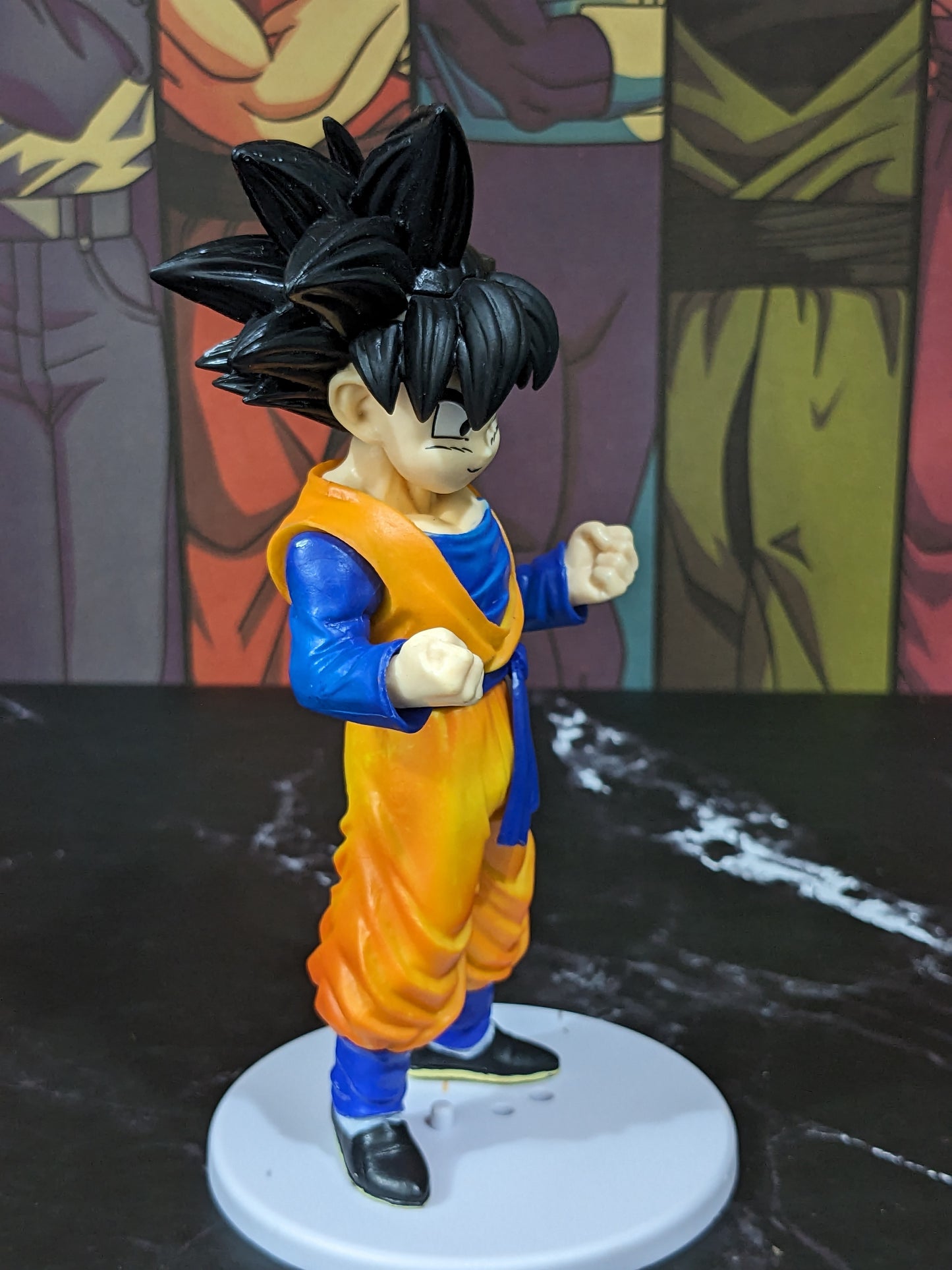 Dragon BallZ Anime, 18 cm Super Saiyan Son Goku (Black Hair), PVC Childhood Action Figure, Best Gift & Collectibles for DBZ Fans