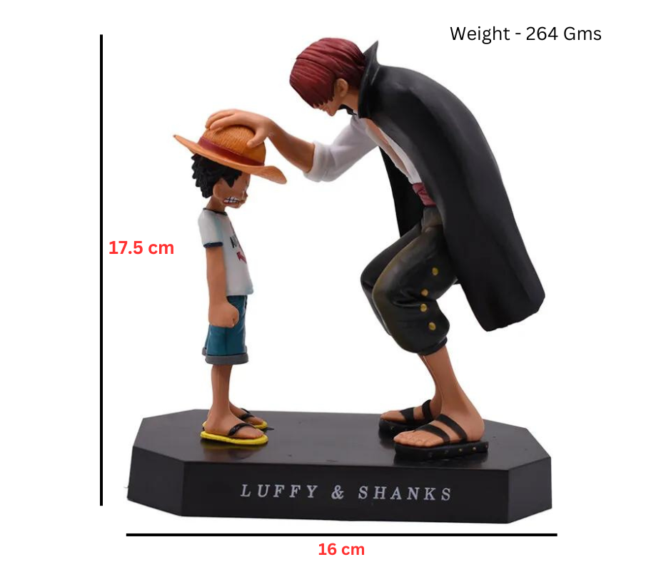 Figurine One Piece - Luffy And Shanks 