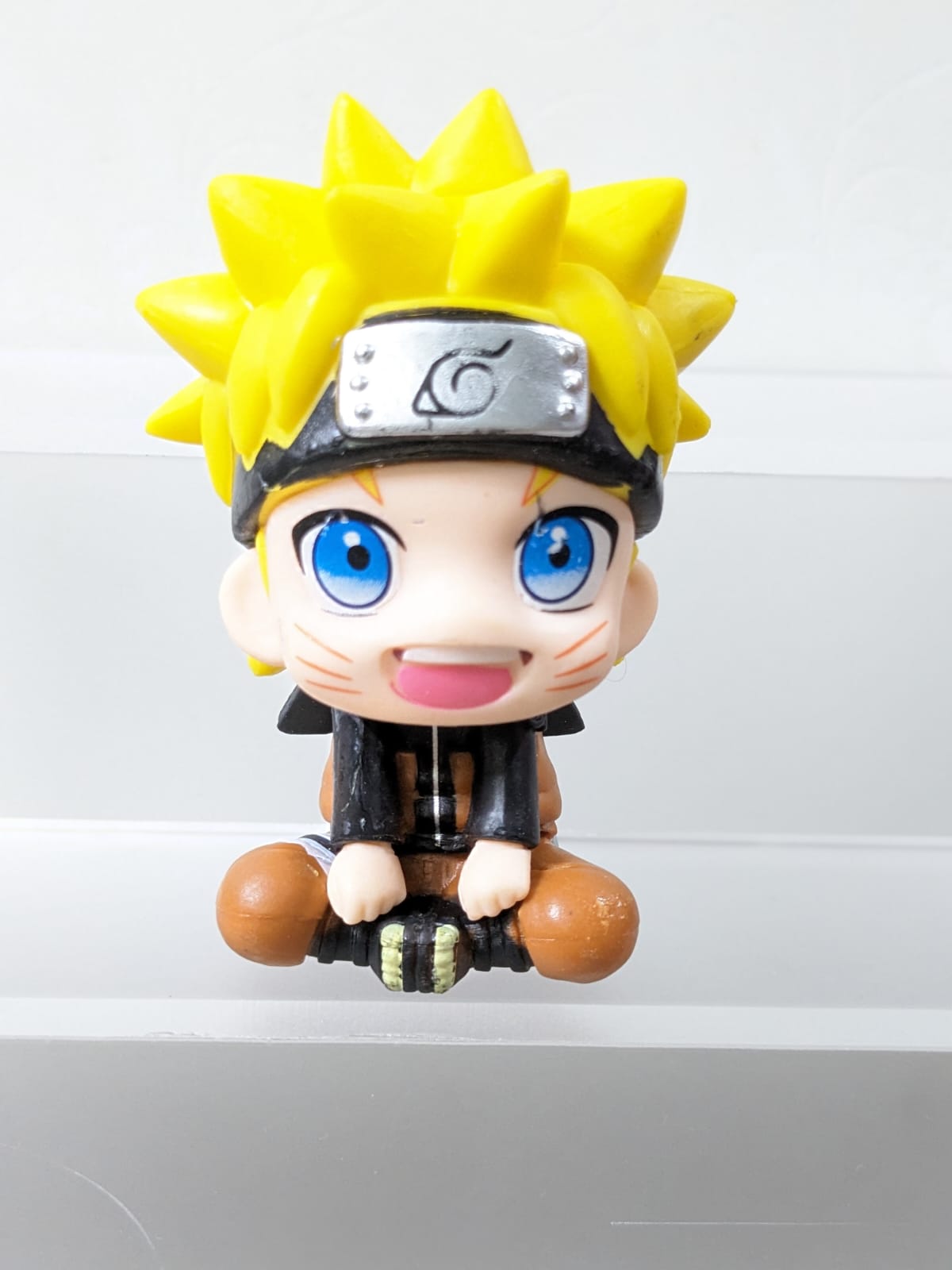 Cute Sitting Naruto Anime Figure, Premium Action Figure Collectibles, Naruto PVC Statues, Desk Ornament, for Anime Lovers - 10 cm