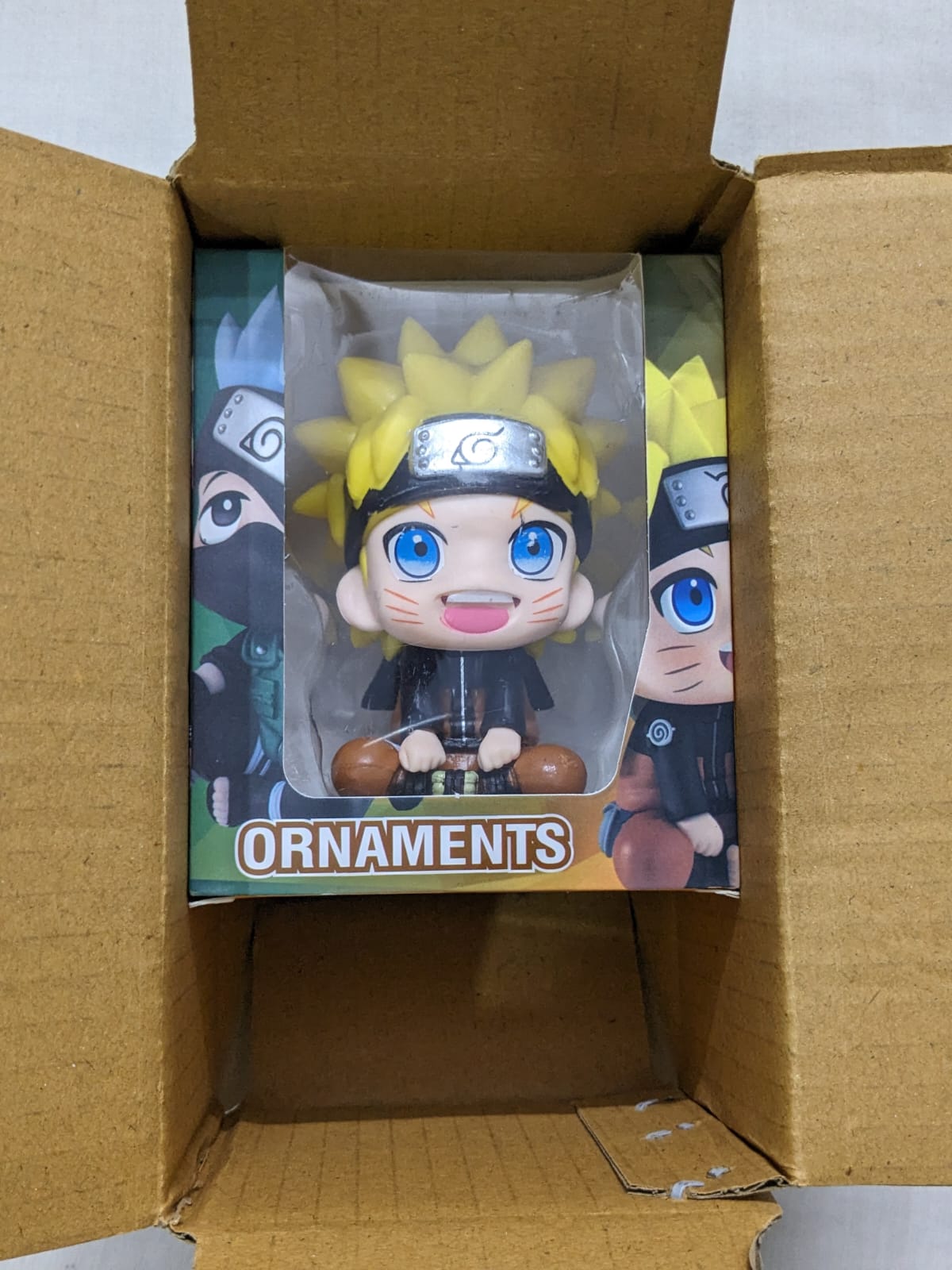 Cute Sitting Naruto Anime Figure, Premium Action Figure Collectibles, Naruto PVC Statues, Desk Ornament, for Anime Lovers - 10 cm