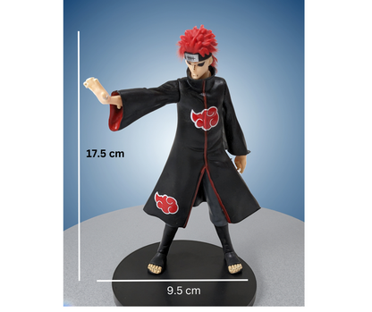 NARUTO Uchiha Itachi AKATSUKI - 17.5 cm PVC Anime Figure, Premium Quality Action Figure, Best Gift for Anime Lovers