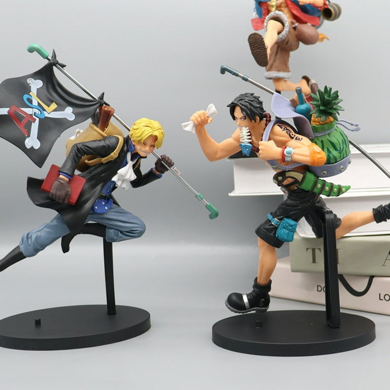 One Piece Three Brothers (Set of 3), 18 to 20 cm, Monkey D' Luffy, Portgas D. Ace & Sabo Action Figure, Best Gift for Anime Lovers