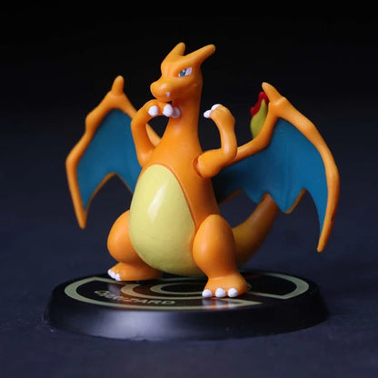 Cute Pokemon Action Figures Set, 6 Pcs Toy Set Collectibles, 5.5-7cm, High Quality PVC Figures with Name Display Stands, Best Gift for Pokemon Lovers