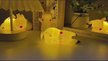 Cute Glowing Pikachu Night Light ( ANY 1 PC Assorted/ Any Single PC), Different Poses, Room Decor, Best Gift for Pikachu Fans, 10-12Cm