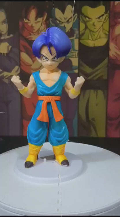 Dragon BallZ Anime 18 cm Super Saiyan Son Goku Torankusu (Blue Hair), PVC Action Figure, Best Gift & Collectibles for DBZ Lovers