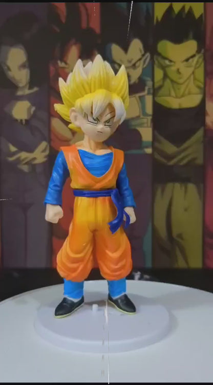 Dragon BallZ Anime, 18 cm Super Saiyan Son Goten (Yellow Hair), Childhood Statue, PVC Action Figure, Best Toy Gift & Collectibles